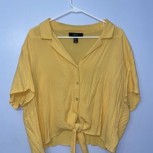💛forever 21 cropped blouse